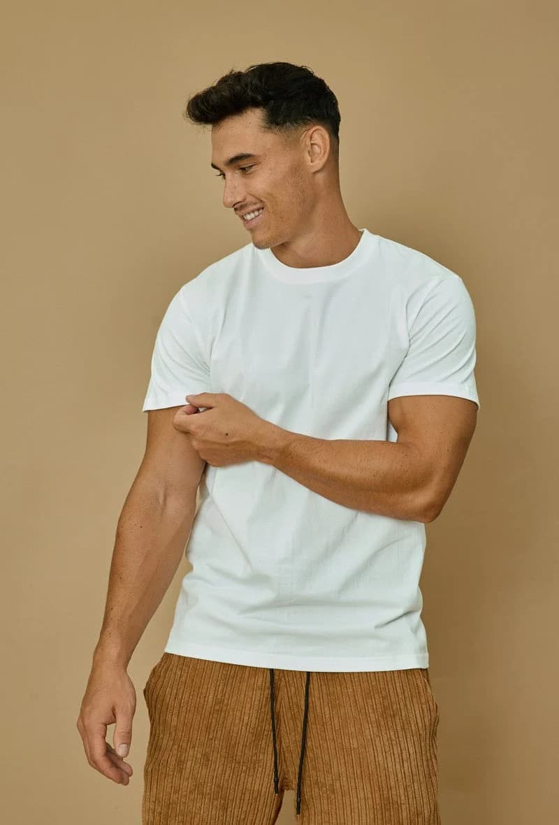 MIZIONA - Basic T-shirt Wit