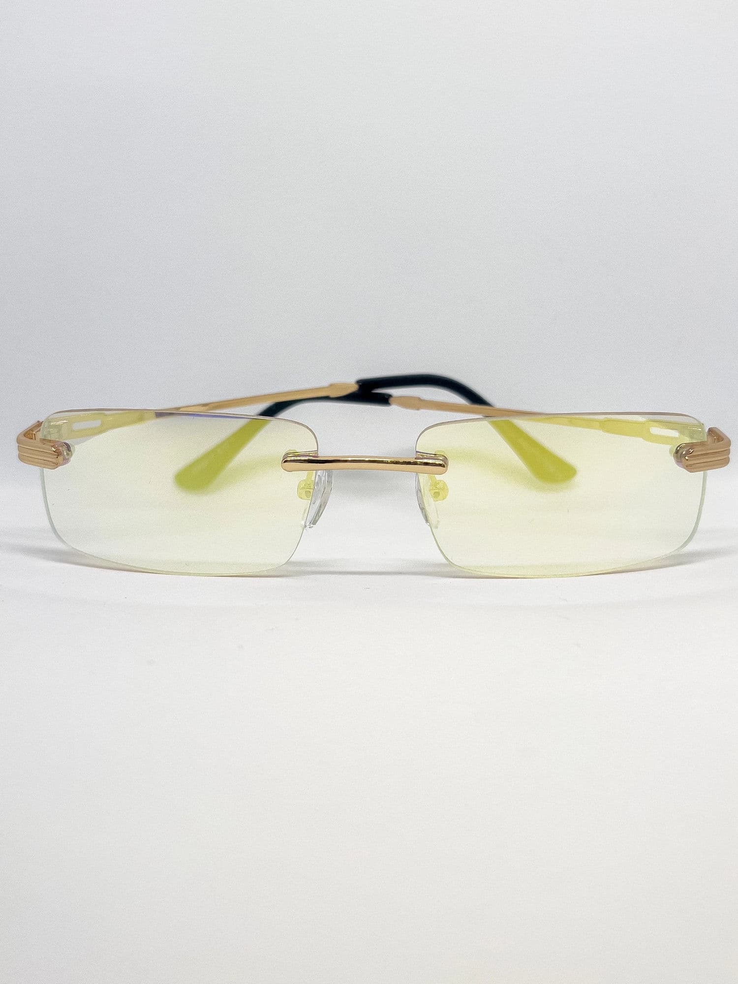MIZIONA - Rimless Bril Geel