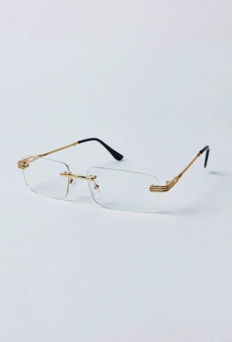 MIZIONA - Rimless Bril Goud