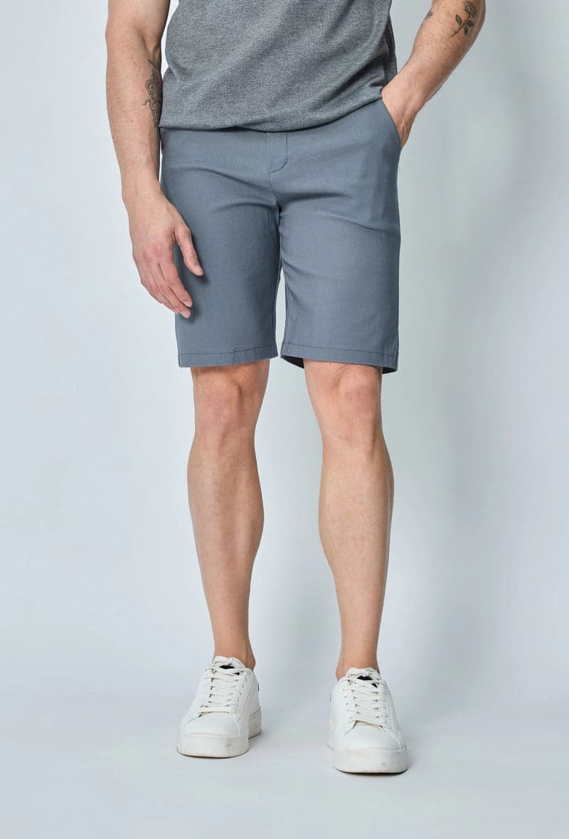 MIZIONA - Chino Short Grijs